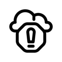 access denied icon. line icon for your website, mobile, presentation, and logo design. vector