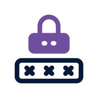 encryption icon. dual tone icon for your website, mobile, presentation, and logo design. vector