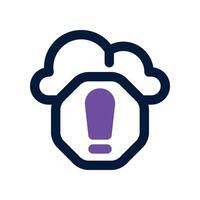 access denied icon. dual tone icon for your website, mobile, presentation, and logo design. vector