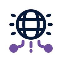 internet icon. dual tone icon for your website, mobile, presentation, and logo design. vector
