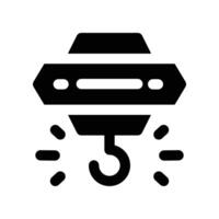 crane icon. glyph icon for your website, mobile, presentation, and logo design. vector
