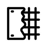 concrete icon. line icon for your website, mobile, presentation, and logo design. vector