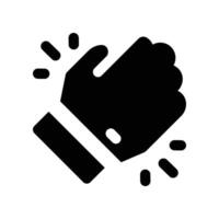 gloves icon. glyph icon for your website, mobile, presentation, and logo design. vector