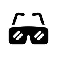 glasses icon. glyph icon for your website, mobile, presentation, and logo design. vector