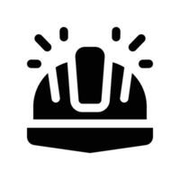 helmet icon. glyph icon for your website, mobile, presentation, and logo design. vector
