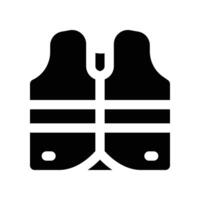 vest icon. glyph icon for your website, mobile, presentation, and logo design. vector