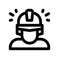 worker icon. line icon for your website, mobile, presentation, and logo design. vector
