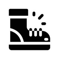 boots icon. glyph icon for your website, mobile, presentation, and logo design. vector