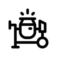 concrete mixer icon. line icon for your website, mobile, presentation, and logo design. vector