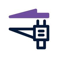 caliper icon. dual tone icon for your website, mobile, presentation, and logo design. vector