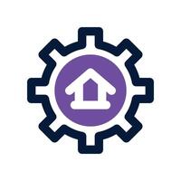 renovation icon. dual tone icon for your website, mobile, presentation, and logo design. vector