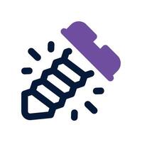 screw icon. dual tone icon for your website, mobile, presentation, and logo design. vector
