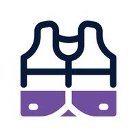 vest icon. dual tone icon for your website, mobile, presentation, and logo design. vector