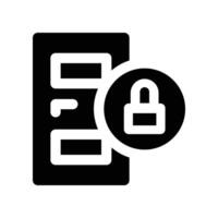 door icon. glyph icon for your website, mobile, presentation, and logo design. vector