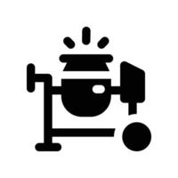 concrete mixer icon. glyph icon for your website, mobile, presentation, and logo design. vector