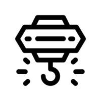 crane icon. line icon for your website, mobile, presentation, and logo design. vector