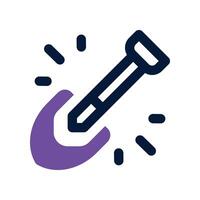 shovel icon. dual tone icon for your website, mobile, presentation, and logo design. vector