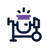 concrete mixer icon. dual tone icon for your website, mobile, presentation, and logo design. vector