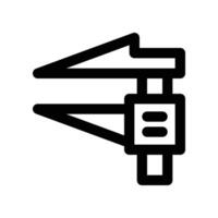 caliper icon. line icon for your website, mobile, presentation, and logo design. vector