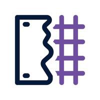 concrete icon. dual tone icon for your website, mobile, presentation, and logo design. vector