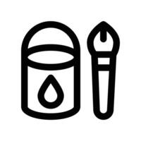 paint icon. line icon for your website, mobile, presentation, and logo design. vector