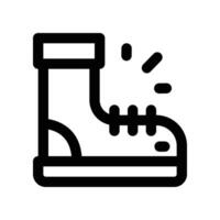 boots icon. line icon for your website, mobile, presentation, and logo design. vector