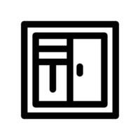 window icon. line icon for your website, mobile, presentation, and logo design. vector