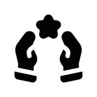 favorite icon. glyph icon for your website, mobile, presentation, and logo design. vector