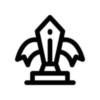 trophy icon. line icon for your website, mobile, presentation, and logo design. vector