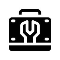toolbox icon. glyph icon for your website, mobile, presentation, and logo design. vector