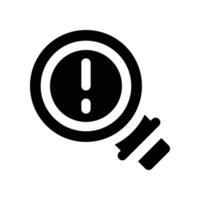 troubleshooting icon. glyph icon for your website, mobile, presentation, and logo design. vector