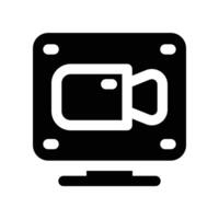 call icon. glyph icon for your website, mobile, presentation, and logo design. vector