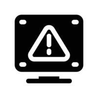 error icon. glyph icon for your website, mobile, presentation, and logo design. vector