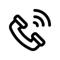 call icon. line icon for your website, mobile, presentation, and logo design. vector