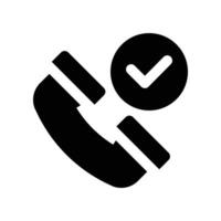 called icon. glyph icon for your website, mobile, presentation, and logo design. vector