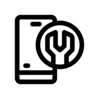 online service icon. line icon for your website, mobile, presentation, and logo design. vector