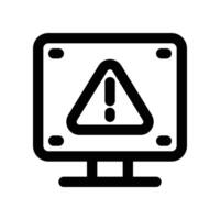 error icon. line icon for your website, mobile, presentation, and logo design. vector