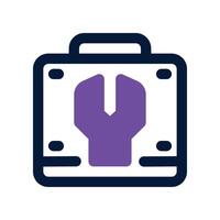 toolbox icon. dual tone icon for your website, mobile, presentation, and logo design. vector