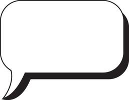 speech bubble with shading, ellements illustration vector