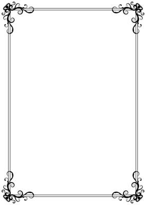 Thai pattern frame, vintage pattern border