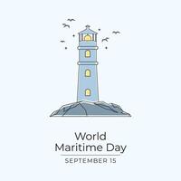 World Maritime Day design template good for usage. World Maritime Day design. Continuous line drawing. eps 10. vector