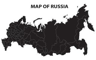 Geography politics map of countries. Map of Russia and France with country capital, state capital and major city. vector