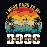 typography t shirt design vector
