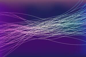 Digital technology banner purple blue background concept with technology light effect vector