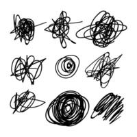 random pen sketch scribble vector