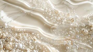 An elegant and luxurious 3D texture with intricate bubbly patterns that give a sense of depth and sophistication photo