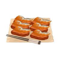 Illustration of sushi vector
