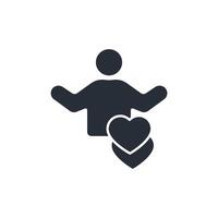 pledge icon. .Editable stroke.linear style sign for use web design,logo.Symbol illustration. vector