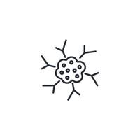 tumor icon. .Editable stroke.linear style sign for use web design,logo.Symbol illustration. vector