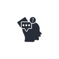 opinion icon. .Editable stroke.linear style sign for use web design,logo.Symbol illustration. vector